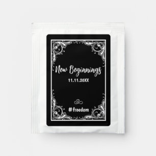 Divorce Party Gift Favor New Beginning Freedom AF Tea Bag Drink Mix