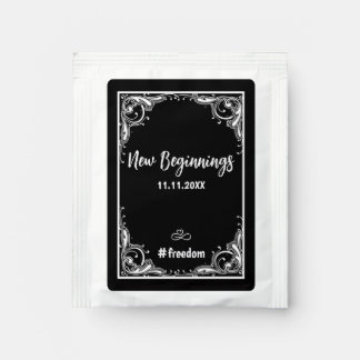 Divorce Party Gift Favor New Beginning Freedom AF Tea Bag Drink Mix