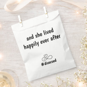 Divorce Party Gifts for Her Customize Care Package Favor Bag