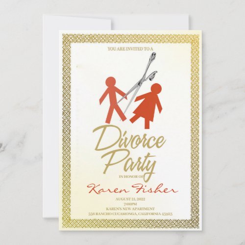 Divorce Party Invitation