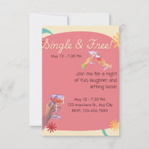 Divorce Party Invitation I'm free