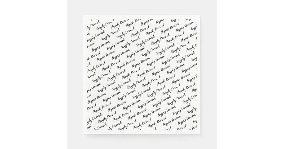 Divorce Party Napkins Zazzle
