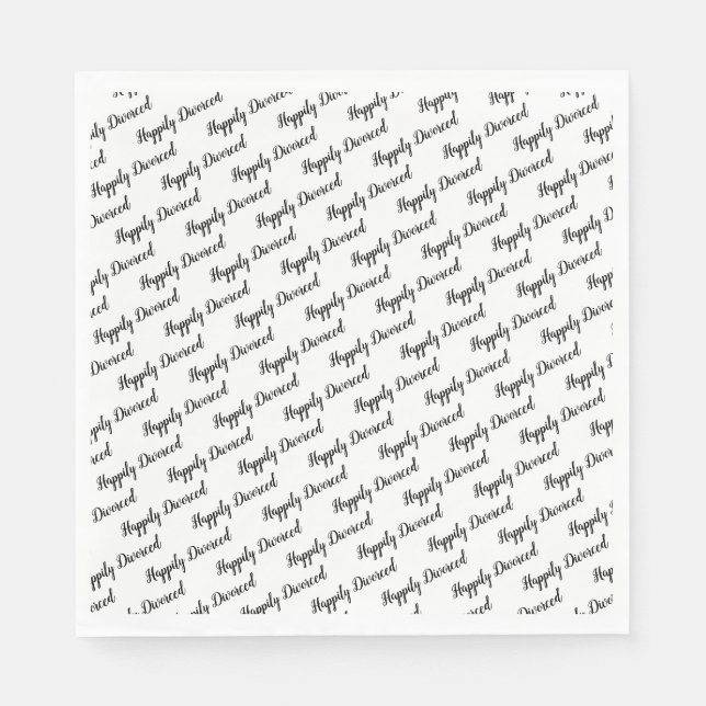 Divorce Party Napkins (Front)