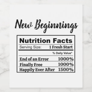 Divorce Party New Beginnings Finally Free AF Sassy Wine Label