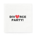 "Divorce Party" Paper Napkins