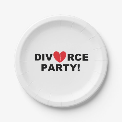 Divorce Party Paper Plates