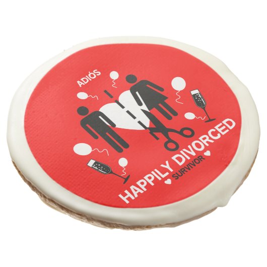 Divorce Survivor Sugar Cookie (Angled)