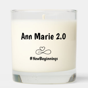 Divorced AF Finally Free Gray Divorce Party Gift Scented Candle