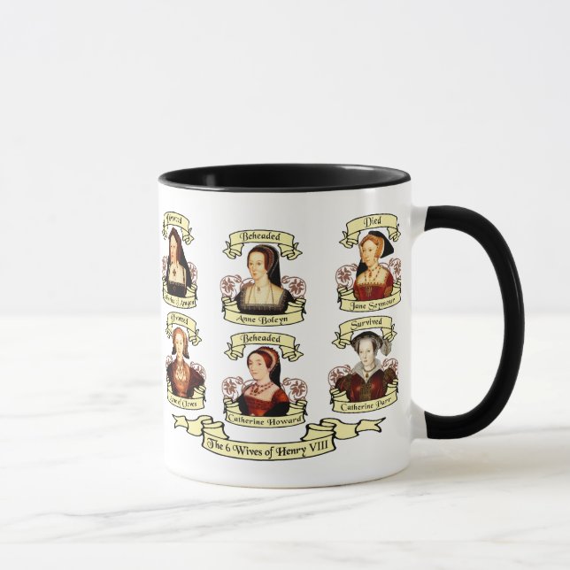 Divorced, Beheaded, DIed... Wives of Henry VIII Mug (Right)