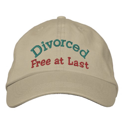 DIVORCED Cap by SRF _ Free at Last 