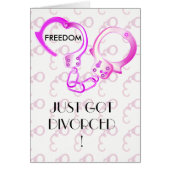 Divorced Freedom funny free at last (Front)