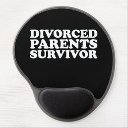Divorced Parents Survivor Funny Gel Mouse Pad