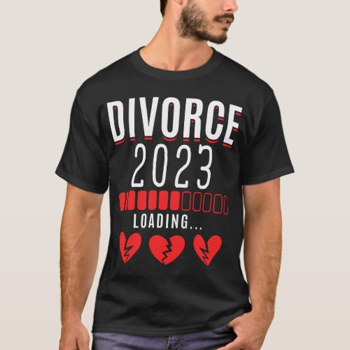 Divorcee 2023 Funny Divorced Wife T_Shirt