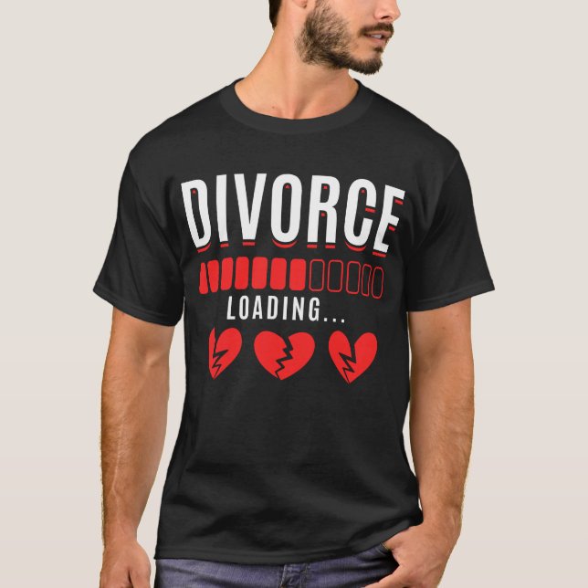 Divorcee Humor Funny Divorced Wife T-Shirt (Front)