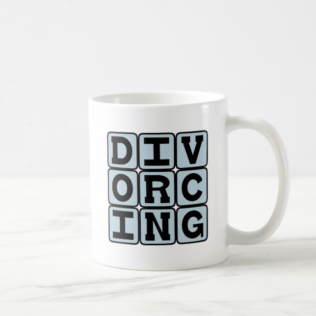Divorcing, In the Midst of Divorce Coffee Mug (Right)