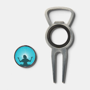 Divot Tool Bottle Opener with Marker