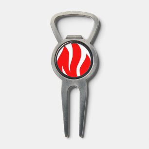 Divot Tool Bottle Opener with Marker