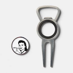 Divot Tool Bottle Opener with Marker