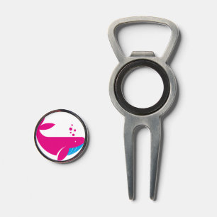 Divot Tool Bottle Opener with Marker