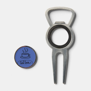 Divot Tool Bottle Opener with Marker