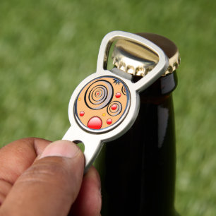 Divot Tool Bottle Opener with Marker Abstract