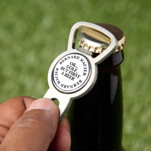 Divot Tool Bottle Opener with Marker fun