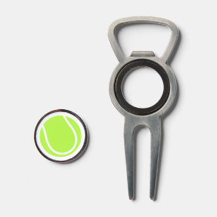 Divot Tool with Tennis Ball Image