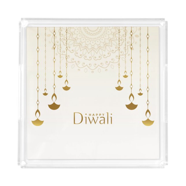 Diwali Acrylic Tray (Front)