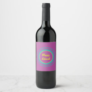 Diwali Bottle Label