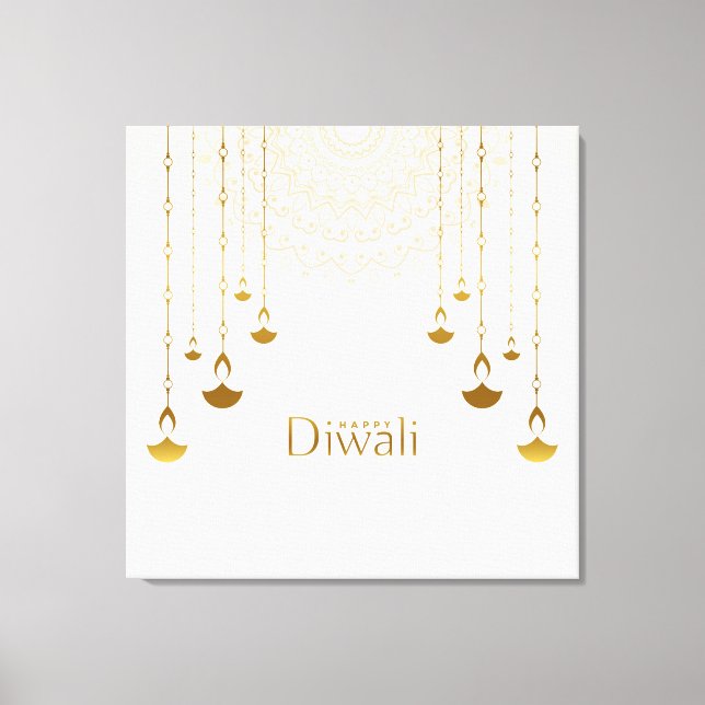 Diwali Canvas Print (Front)
