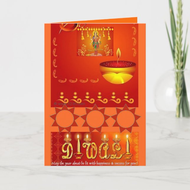 diwali card (Front)