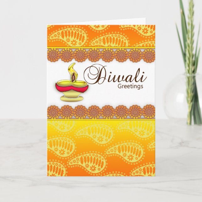 Diwali Card, Happy Diwali Card (Front)