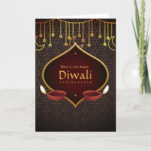 Diwali Celebration Family Photo Greeting Holiday Card