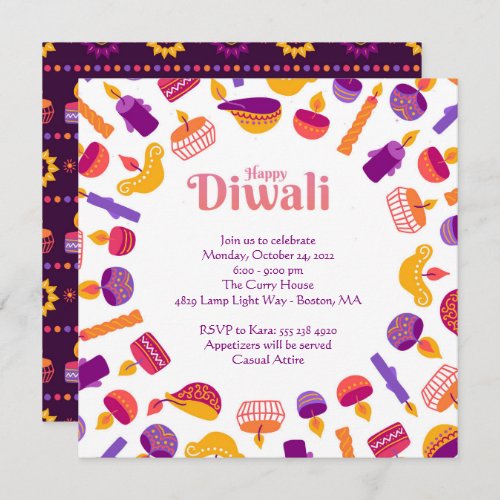 Diwali Celebration Party Invitation