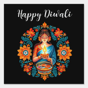 Diwali celebration sign