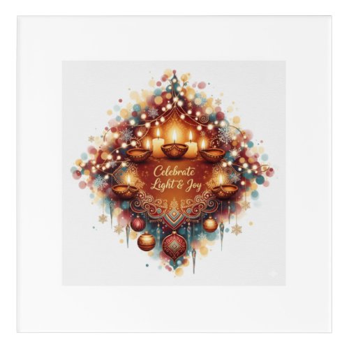 Diwali Christmas Fusion Art | Festive Light