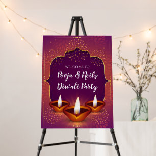 Diwali decor & Diwali Welcome sign Diwali poster