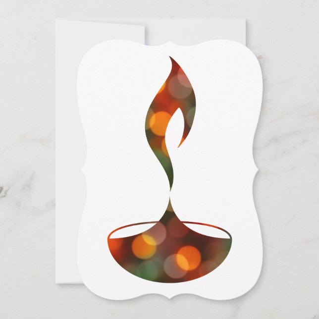 diwali diya bokeh candle (Front)