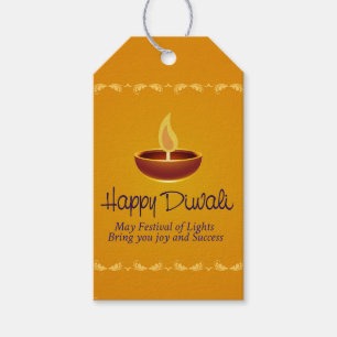Diwali Diya Gift Tags