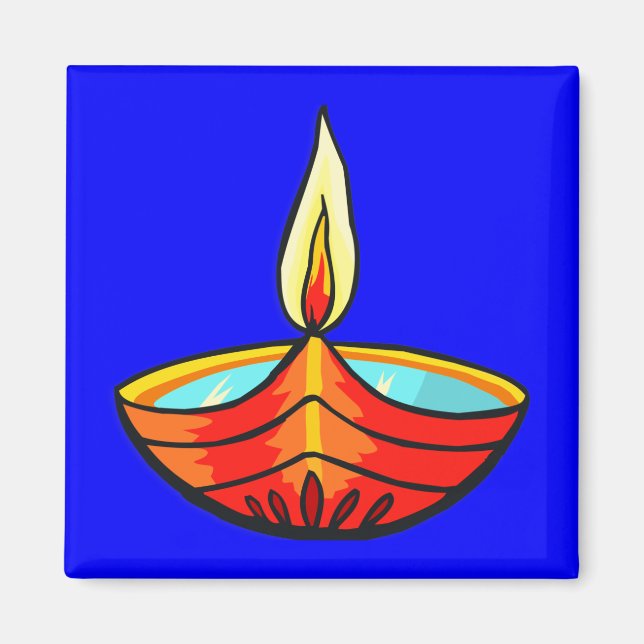 Diwali Festival Lights Magnet (Front)