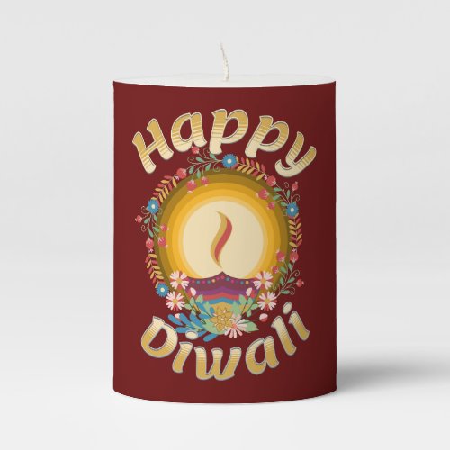 Diwali Festival of Lights Hindu Sikh Jain Pillar Candle