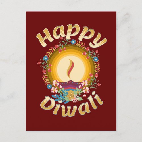 Diwali Festival of Lights Hindu Sikh Jain Postcard