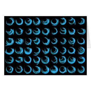 Diwali Flaming Blue Cards