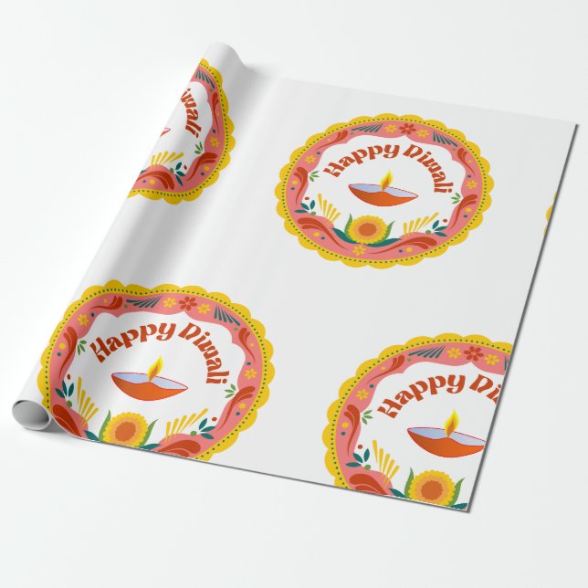 Diwali Gift Wrapping Papers  Paper (Unrolled)