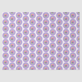 Diwali glitter lotus rangoli tissue paper