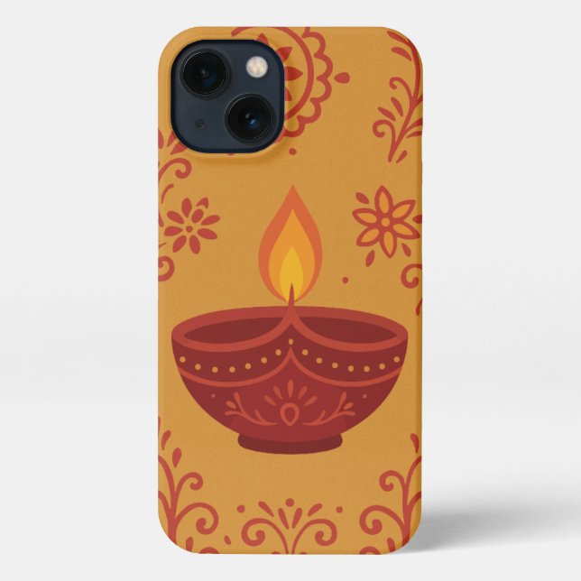 Diwali Glow - Festive phone case (Back)
