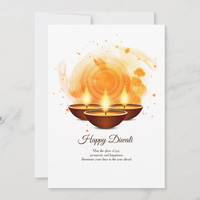 Diwali Greeting Card (Front)