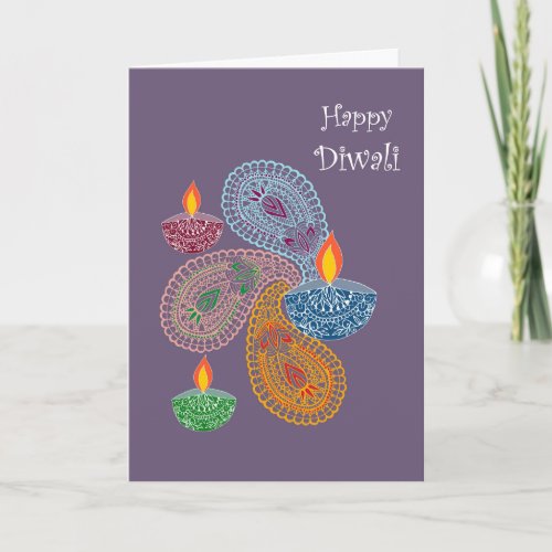 Diwali Greeting _ Paisleys Card