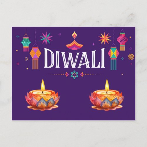 Diwali Greeting  Postcard