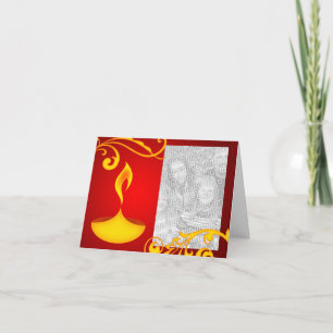 diwali greetings photo card : lovely light